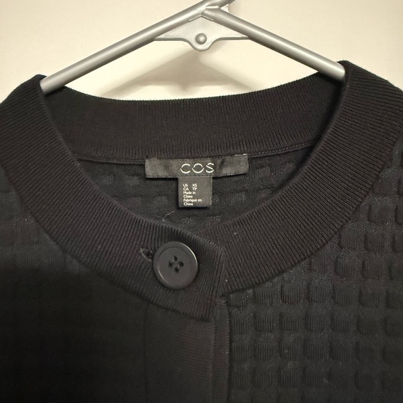 COS Black Textured Knit Cardigan - Picture 2 of 3